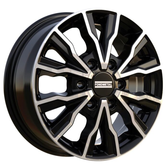 Fondmetal PRO2 Glossy Black Machined 7x17 6x120 ET48