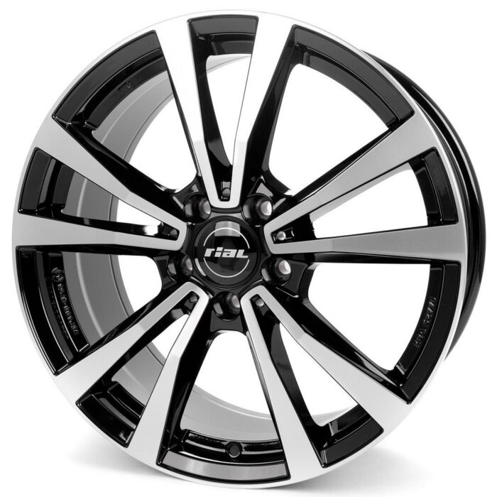 Rial M12X diamond-black frontpolished 9x20 5x112 ET35