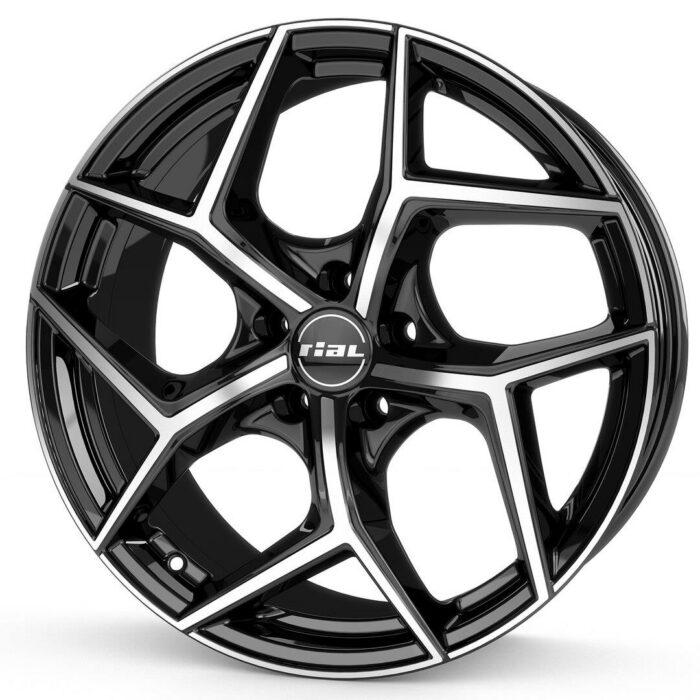 Rial Salento diamond-black frontpolished 8x19 5x114.3 ET40