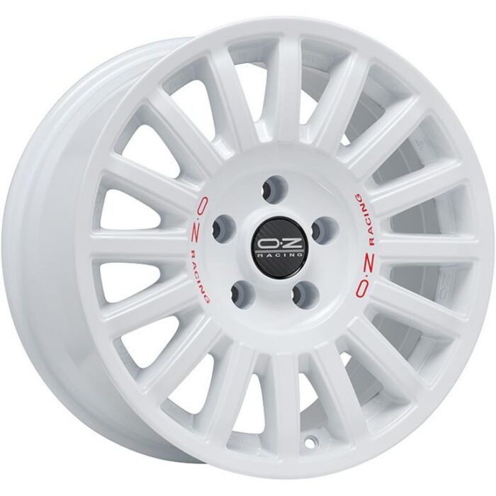 OZ Racing Rally Raid Race White Red Lettering 8,5x18 5x130 ET32