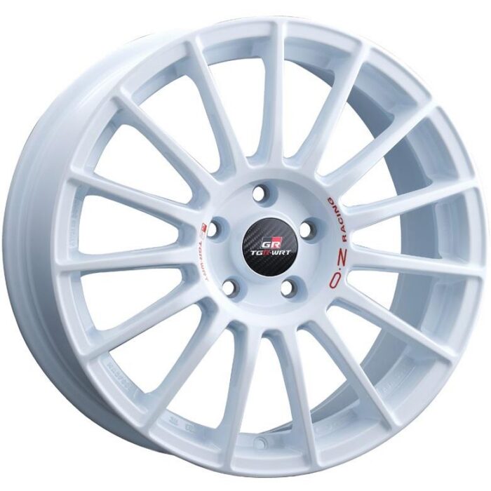 OZ Racing Superturismo TGR-WRT Race White + Red Lettering 8x18 5x114.3 ET45