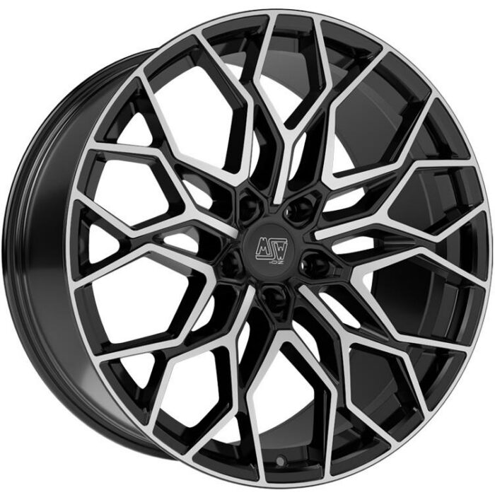 MSW 51 Gloss Black Full Polished 9,5x21 5x120 ET49