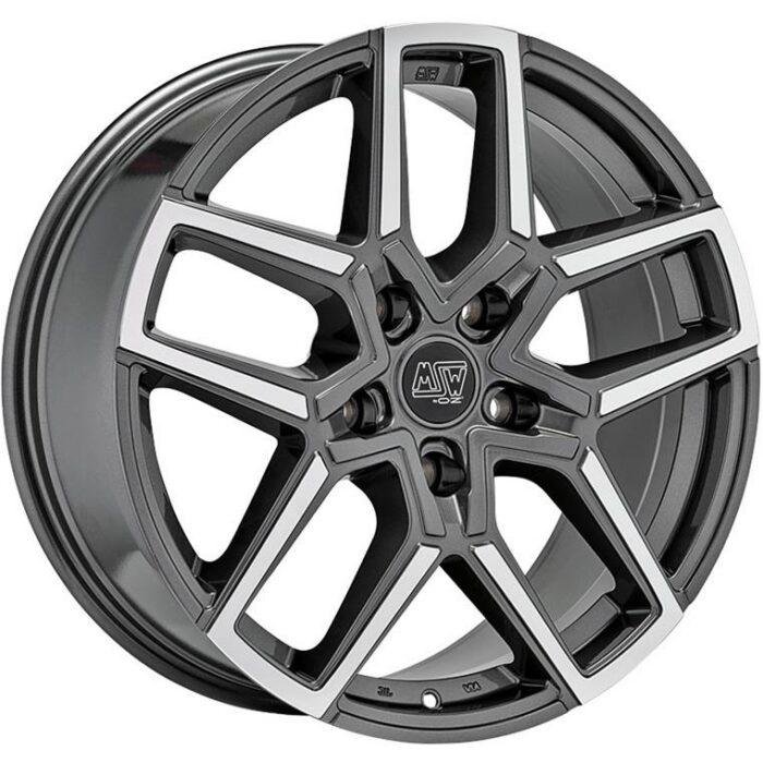 MSW 52 Gloss Gun Metal Full Polished 8,5x20 5x112 ET30