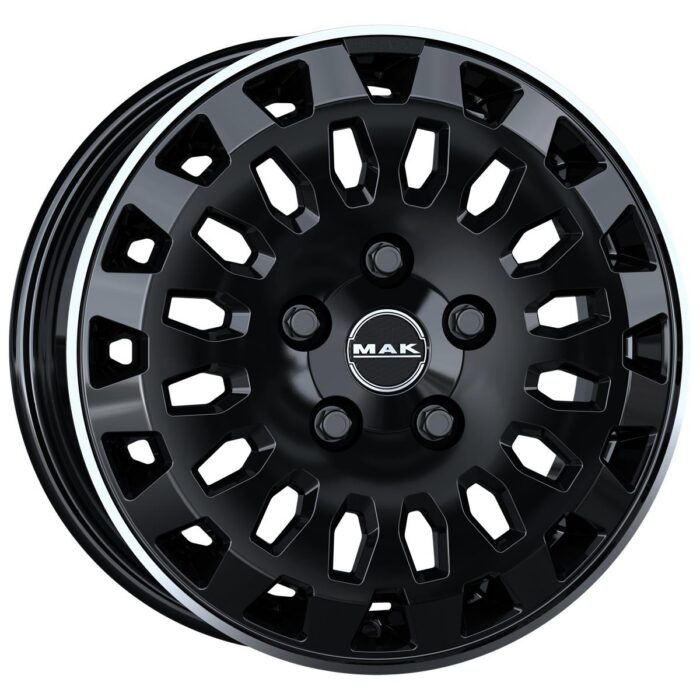 MAK Overland Gloss Black Mirror Ring 7x17 5x130 ET62
