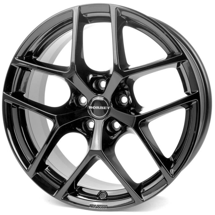 Borbet Y black glossy 6,5x16 5x108 ET40