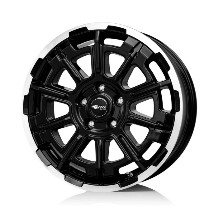 Brock B45 Schwarz Glanz Voll-Poliert (SGVP) 7,5x18 5x108 ET45